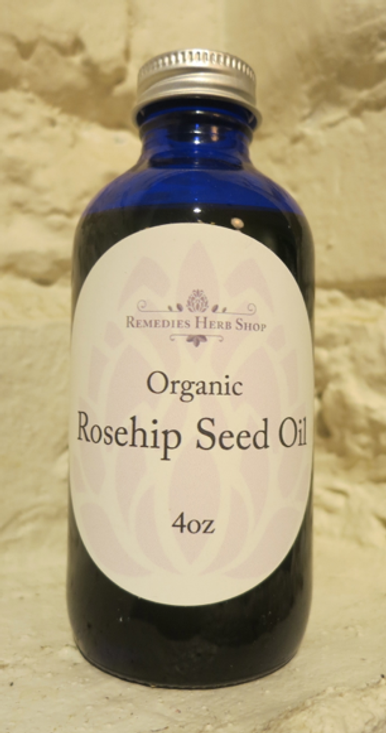 Organic Rosehip Seed Oil, unrefined - 4oz