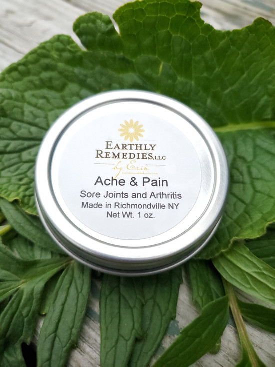 Ache & Pain salve by Earthly Remedies - 1oz.