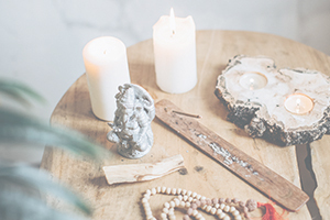 Candles, Incense & Books