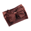 Brown velvet headband