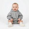 Unisex Fleece hoodie onesie-Grey