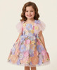 Bloom girls floral party purple dress