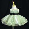 green daisy girls dress on mannequin side view
