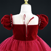 red dress on mannequin back close up