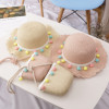 Pom-pom hat & bag set for kids