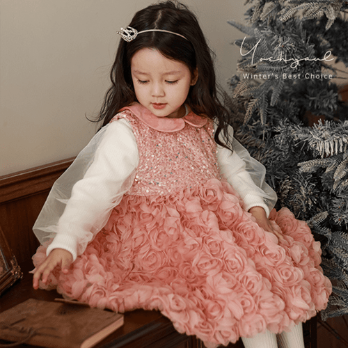 girl model wearing pink dress girl model wearing pink dress