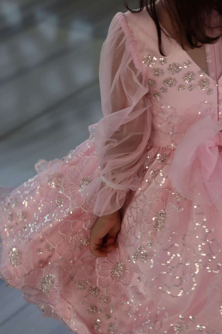 Alya Pink floral dress