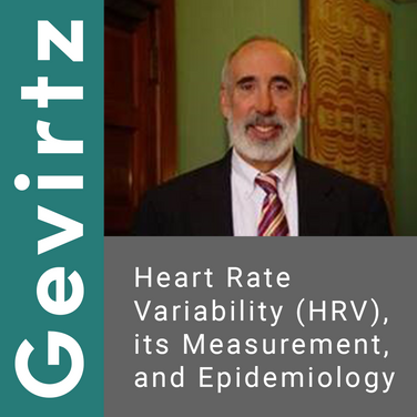 Heart Rate Variability (HRV), its Measurement, and Epidemiology by Richard "dick" Gevirtz, PhD
