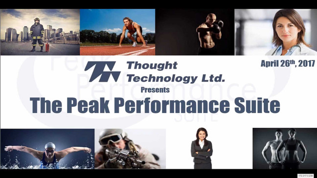 INTRODUCTION TO THE PEAK PERFORMANCE SUITE