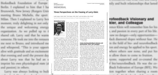 Three perspectives on the passing of Lawrence Klein  |  Memorial  |  AAPB