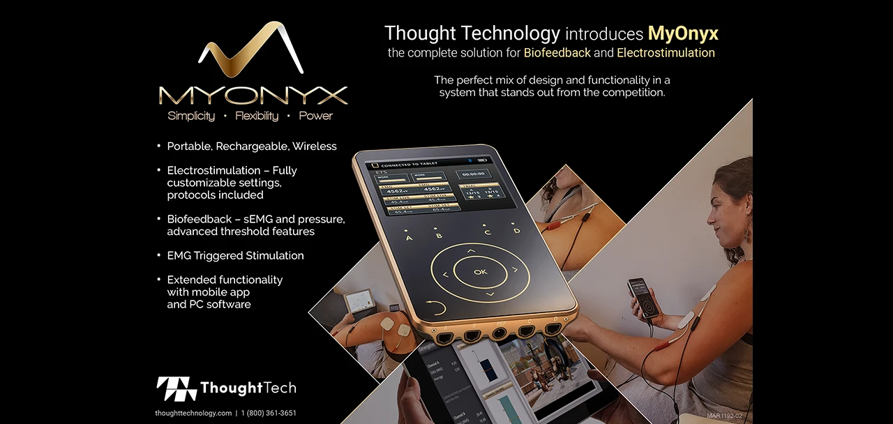 New MyOnyx Rehab Solution Allows Better Targeting and Training of Specific Muscle Groups