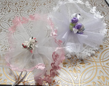Rocking Horse Edge Organza Netting 25 pc bag