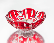 Crystal Red Candy Dish Crystal Red Candy Dish