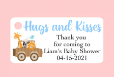 Baby Shower Favor Tags Hugs ans Kisses Baby Shower Favor Tags Hugs ans Kisses