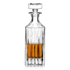 Crystal Parallels Whiskey Decanter 24Oz Crystal Parallels Whiskey Decanter 24Oz