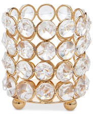 Crystal Glam Votive Holder Gold