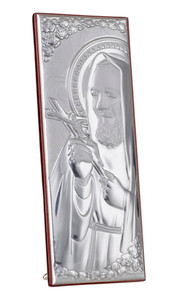 Saint Padre Pio  Silver icon