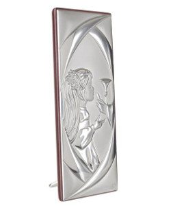 Italian Young Girl praying Silver by Argento