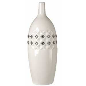 Porcelain Vase with Swarovski Crystals