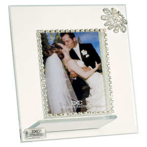 Italian Photo Frame With Swarovski Crystal Flower brooch