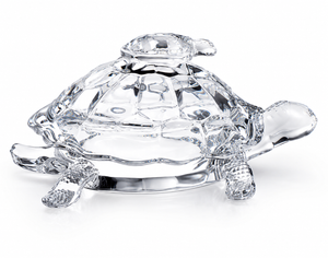 Crystal turtle trinket box wedding favor for bridal showers and elegant wedding gifts