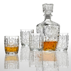 Crystal Whiskey Set 5 Piece