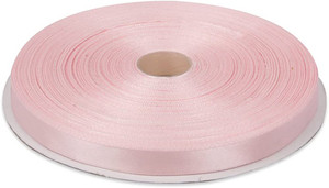 Satin Ribbon 1/2 inch Single Face Pink 100 Yards