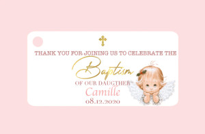 Baptism Favor Tags