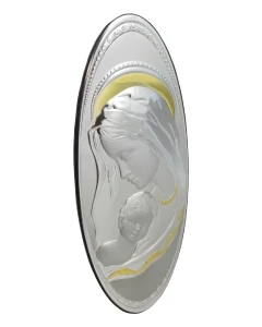Mother and Child Argento Silver w/ Gold Accents