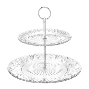2-Tiered Crystal Serving Stand | Wedding Favor & Décor