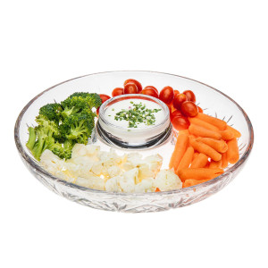 a Crystal Chip & Dip Server great for wedding favors