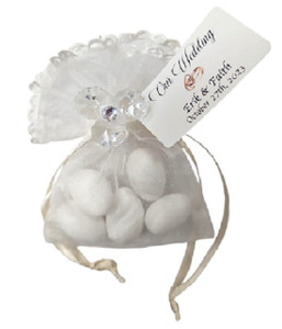 Jordan Almond Favors – Wedding & Bridal Shower Gift | White