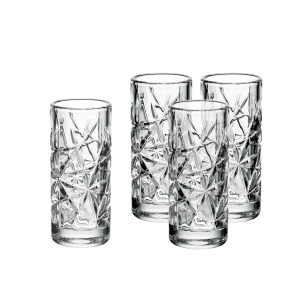 Elegant Czech Crystal Shot Glass for Weddings & Bridal Showers - 2oz