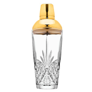 Crystal Gold Martini Shaker - Wedding & Bridal Shower Favor