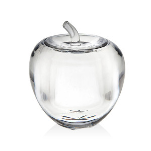 an image of an elegant honey holder in Apple shape ideal for wedding favors and bridal shower favors