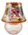 Tealight Candle Holder Cracked Glass Lamp Painted Glass