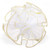 Organza Iridescent Glitter Trim Netting Tulle 9" 25 Pc 25