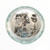 Italian Argento Communion Girl  Crystal Religious Icon