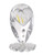 Holy Family in 925 Silver on Italian Crystal Base