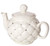 Teapot with Rhinestones Ivory