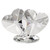 Crystal Double Hearts figurine