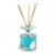 Decorative  Reed Diffuser with Plexiglas's Flower Top Aqua Blue