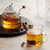 Crystal beehive, honey jar