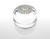 Round Covered Box With Silver Jewel