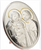 Holy Family Gold Accents Italian Sterling Argento Plaque