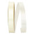 Ivory Satin Ribbon Single Face 1/2 inch 100 Yards