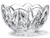 Clear crystal serving bowl for wedding favors, bridal shower gifts, and home décor