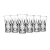 Crystal Shot Glsses Set Of 6 Perfect for wedding Favors     showers