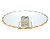 Crystal Cake Plate 13"