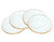 Crystal 7" Dessert Plates Set Of 4